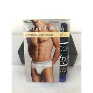 Men's Set of cotton stretch hip briefs Calvin Klein XL New